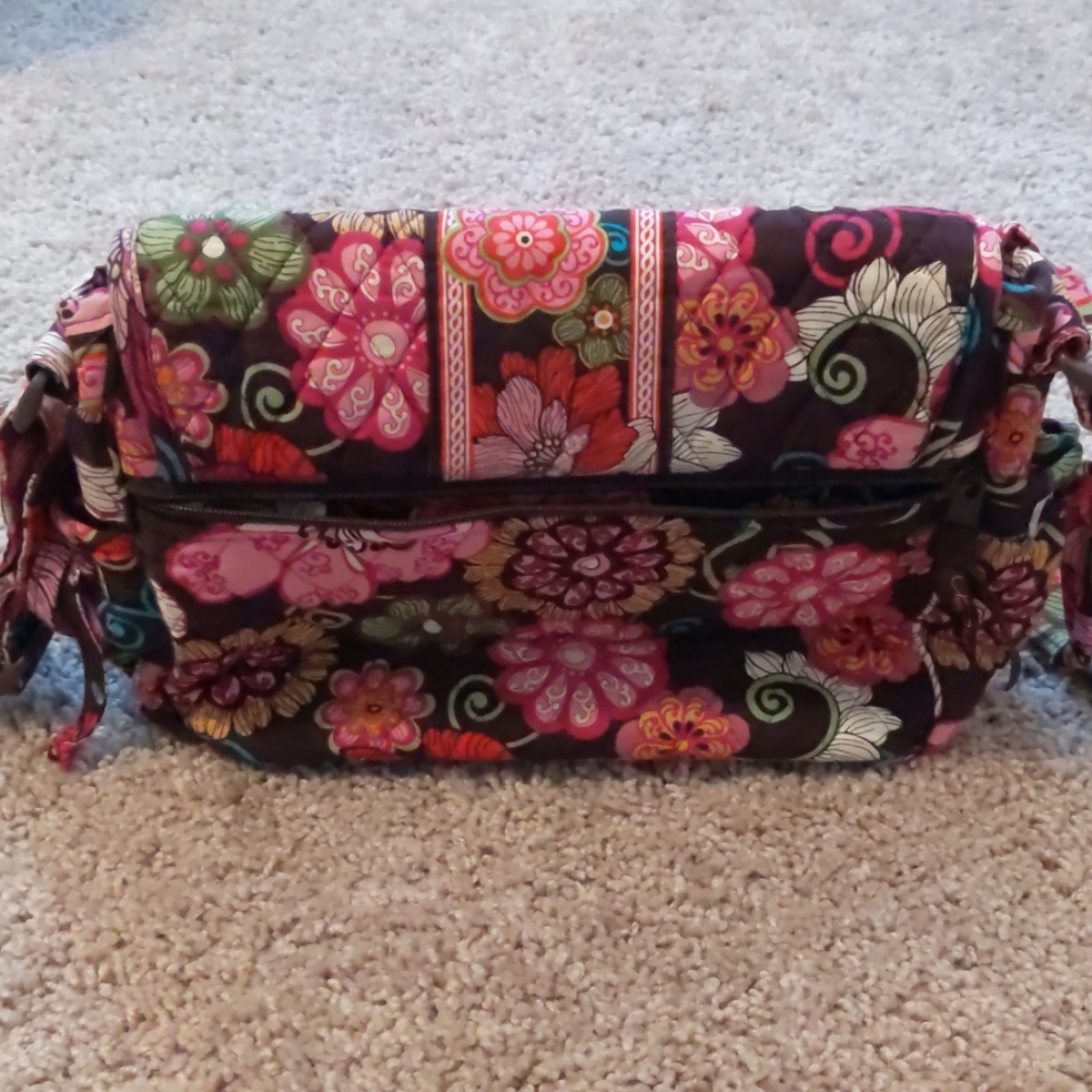 Vera Bradley Mod Floral Pink (RETIRED) Purse - Picture 7 of 8